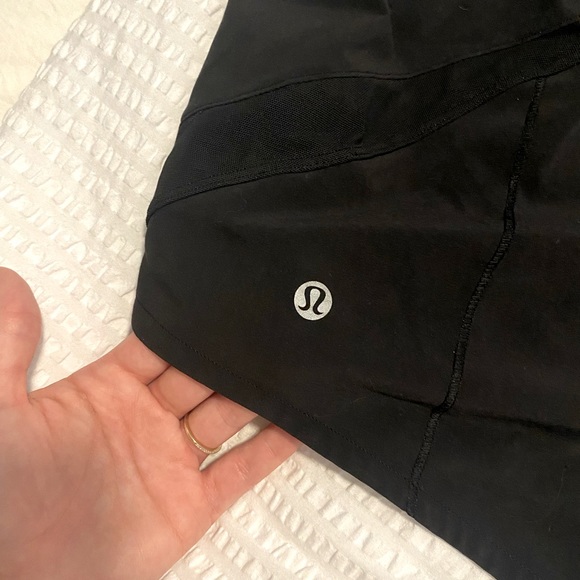 Black Lululemon shorts - Picture 3 of 7